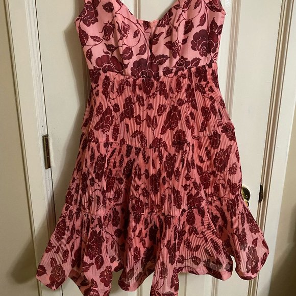 Zimmermann The Lovestruck Ruffled Floral-print Plissé-crepe Mini Dress - Picture 1 of 7